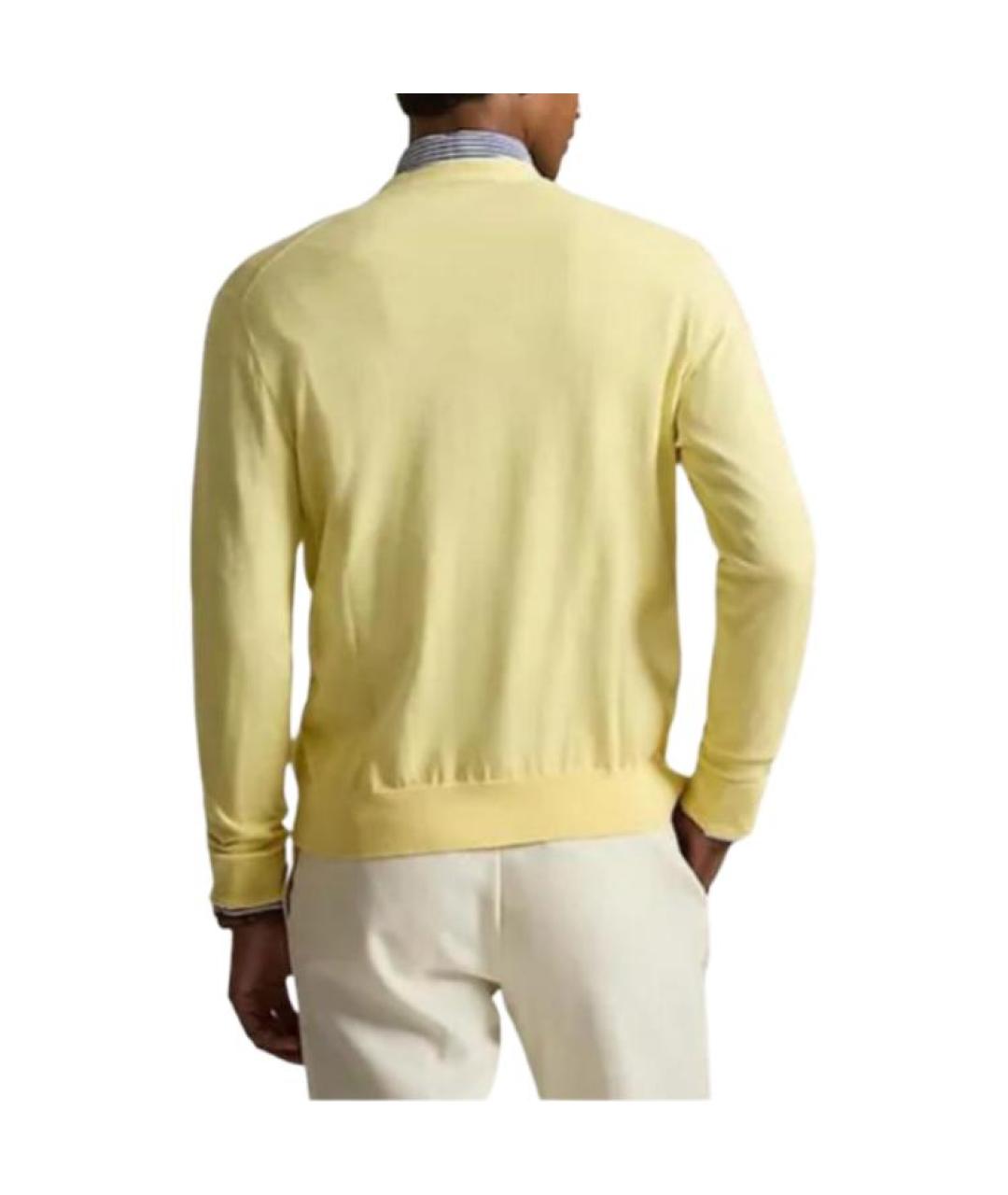 POLO RALPH LAUREN Желтый кардиган, фото 4
