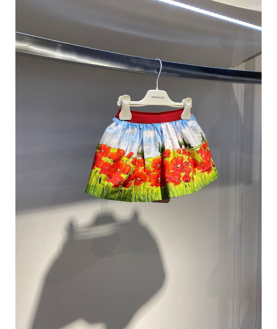 MONNALISA Мульти хлопковая юбка, фото 2