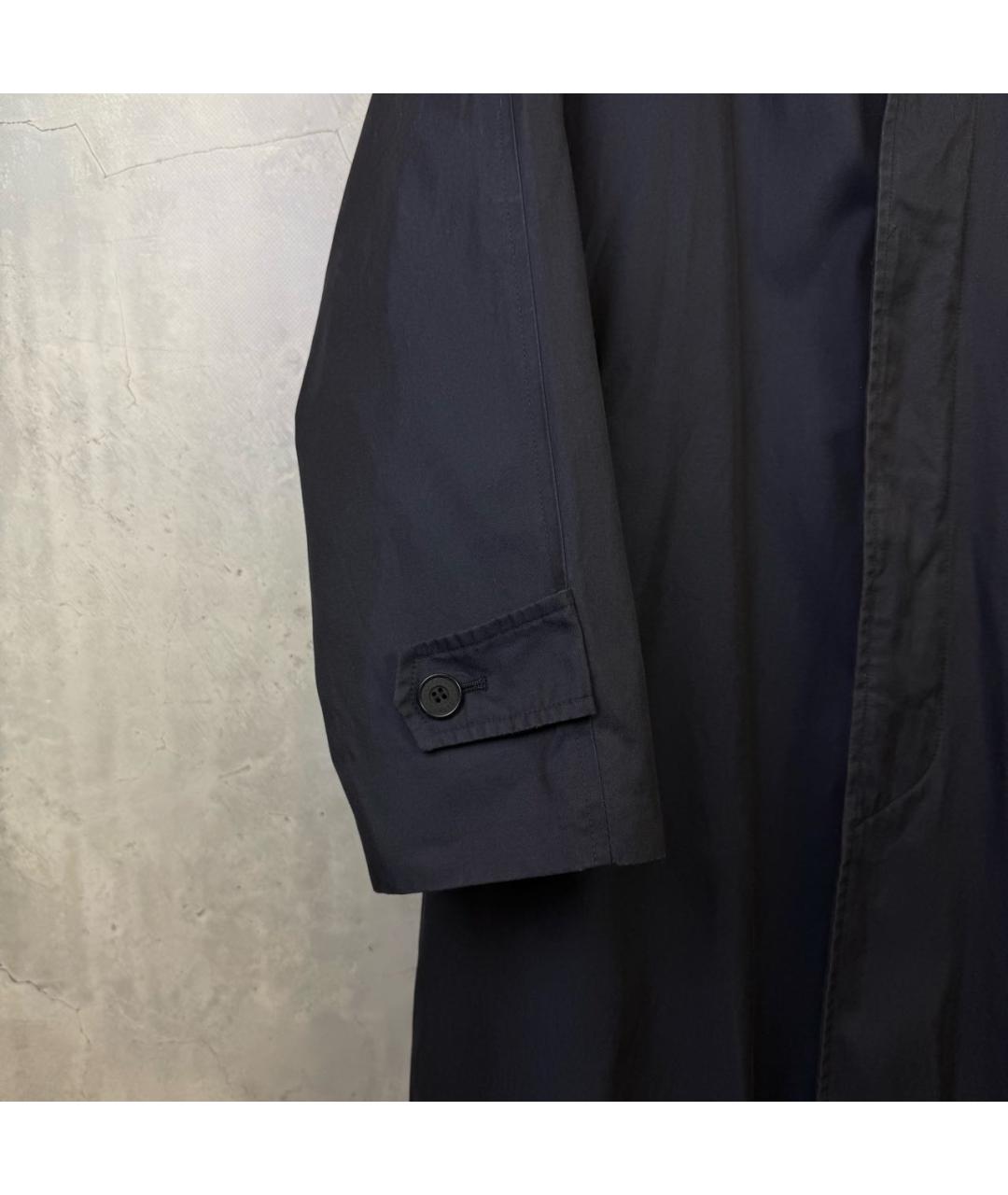 SAINT LAURENT Темно-синий тренч / плащ, фото 3