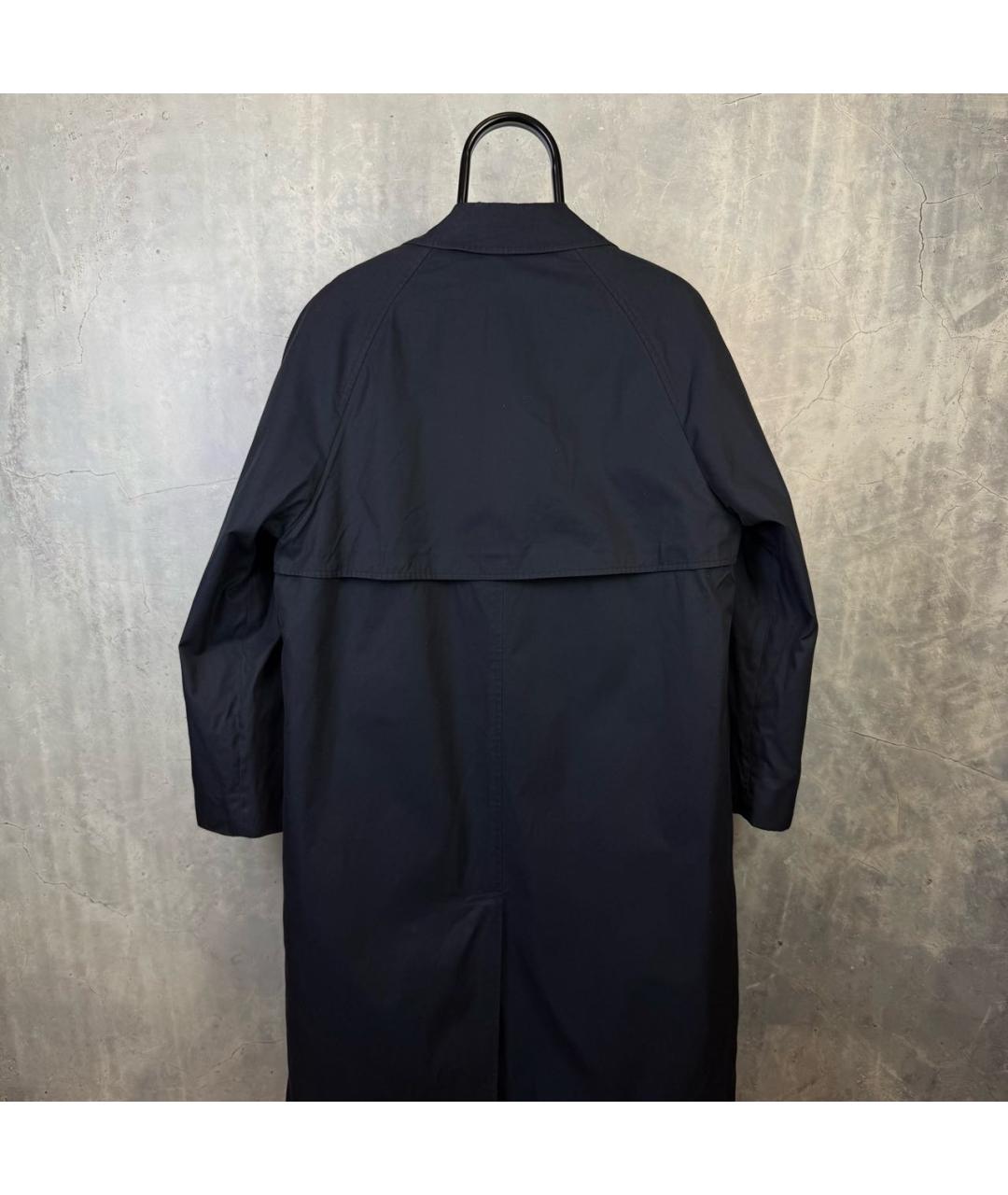 SAINT LAURENT Темно-синий тренч / плащ, фото 8