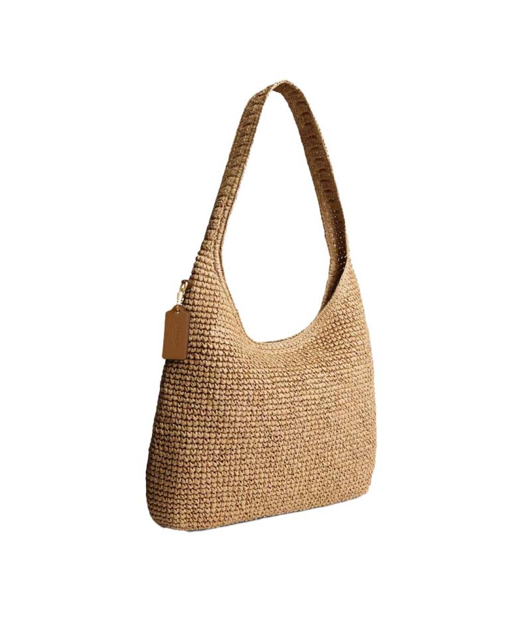 COACH Бежевая сумка через плечо, фото 3