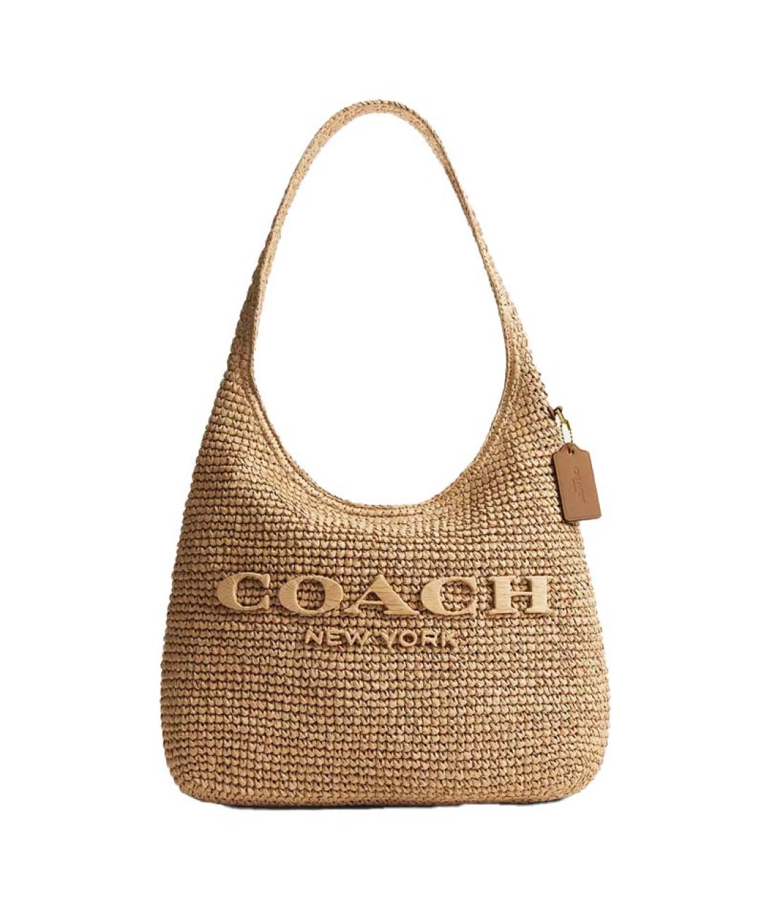 COACH Бежевая сумка через плечо, фото 1