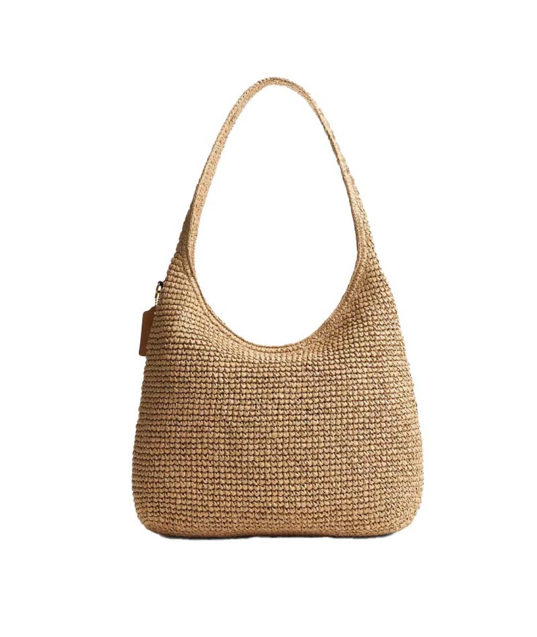 COACH Бежевая сумка через плечо, фото 4