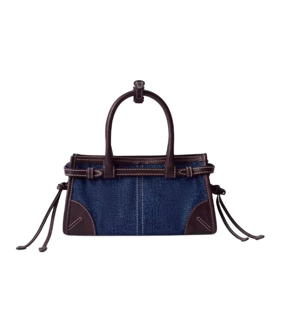 PRADA Синяя деним сумка через плечо, фото 3