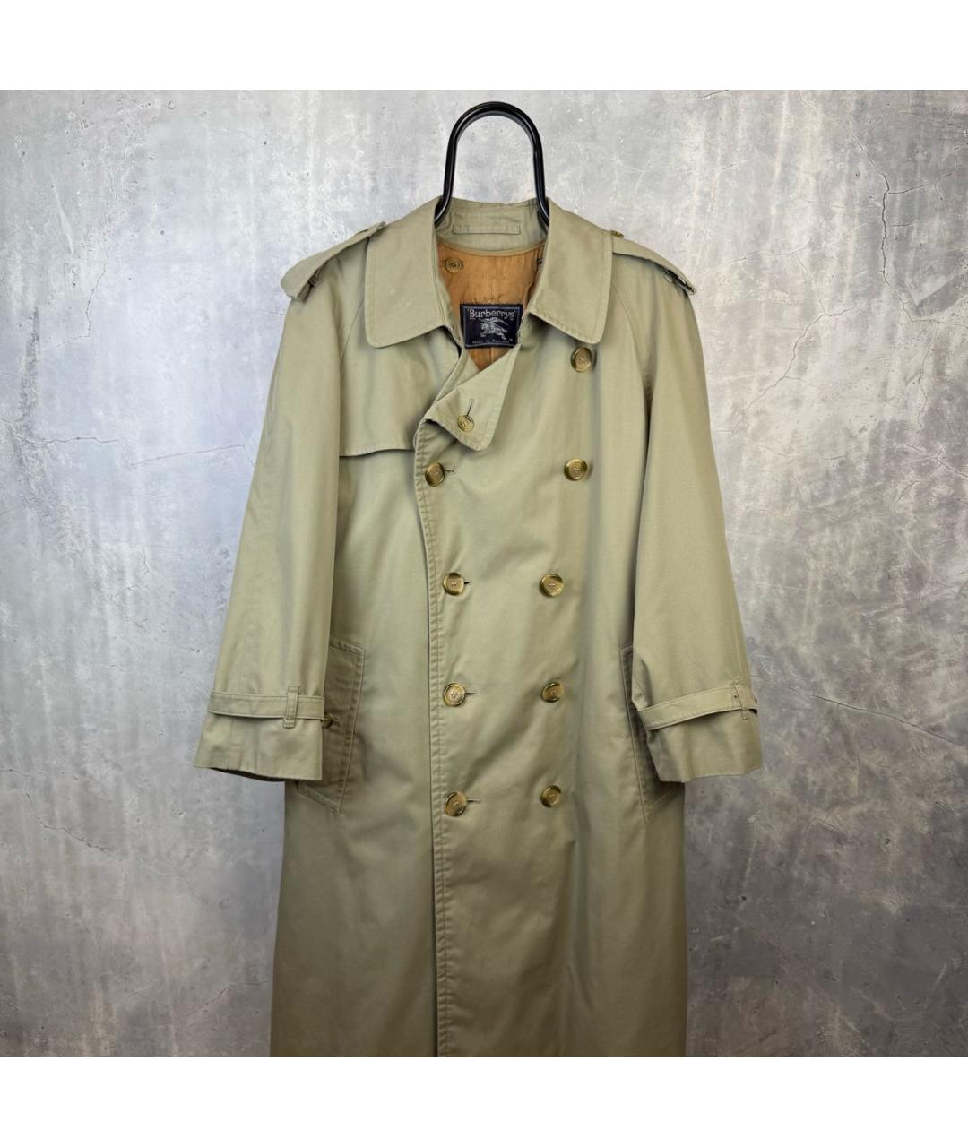 BURBERRY Горчичный тренч / плащ, фото 2