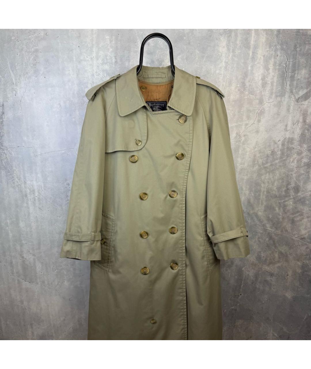 BURBERRY Горчичный тренч / плащ, фото 3