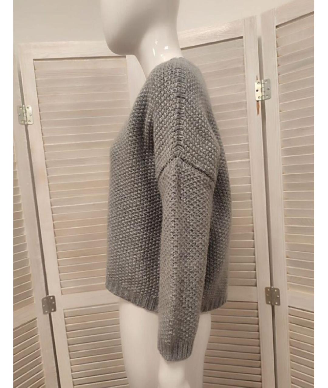 PESERICO Серый кашемировый джемпер / свитер, фото 4