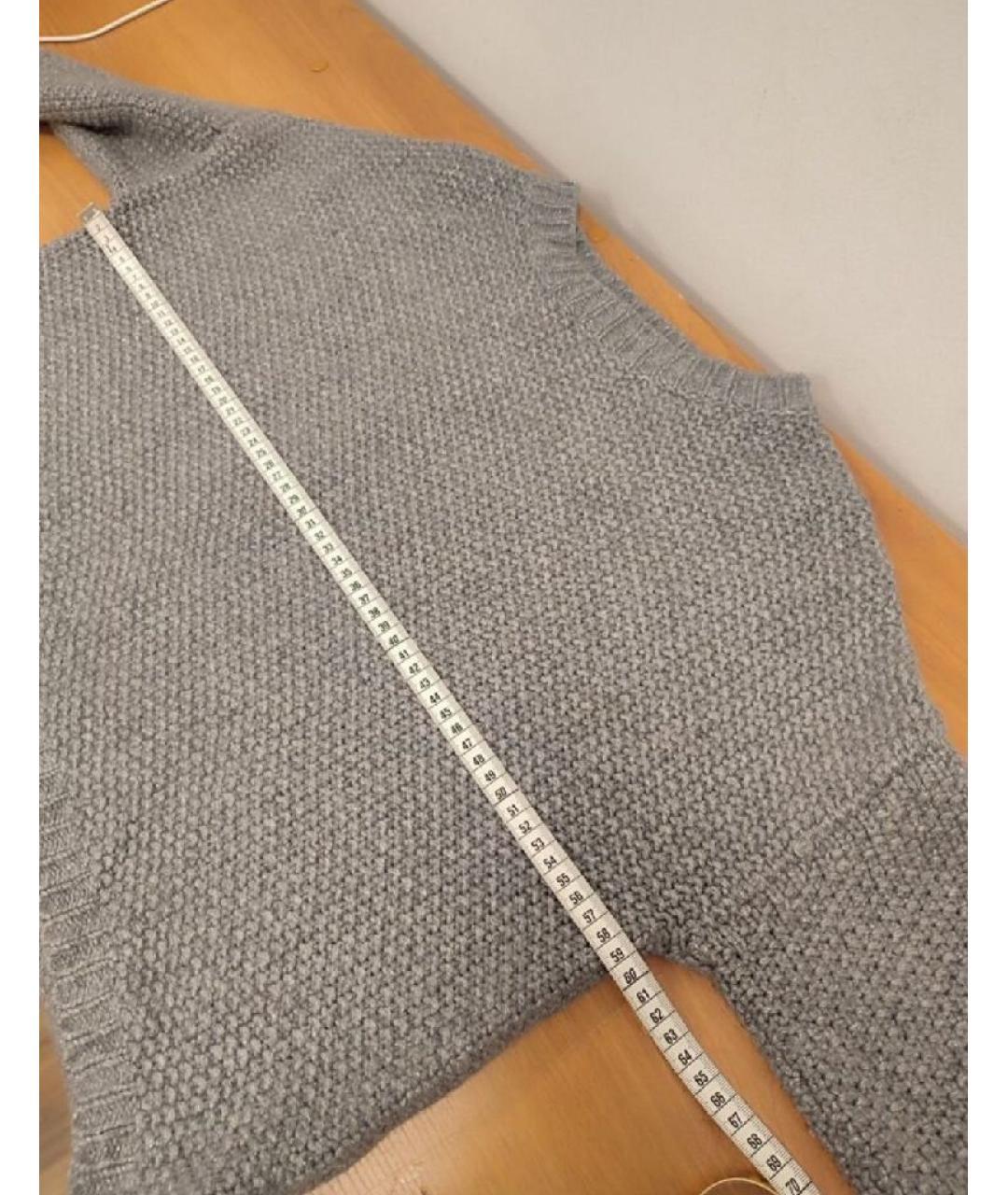 PESERICO Серый кашемировый джемпер / свитер, фото 5