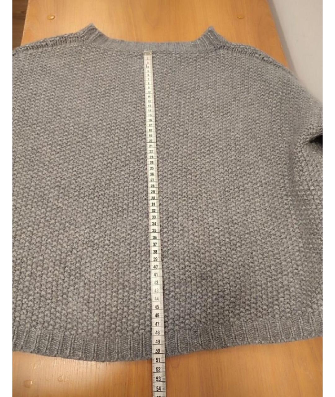 PESERICO Серый кашемировый джемпер / свитер, фото 7
