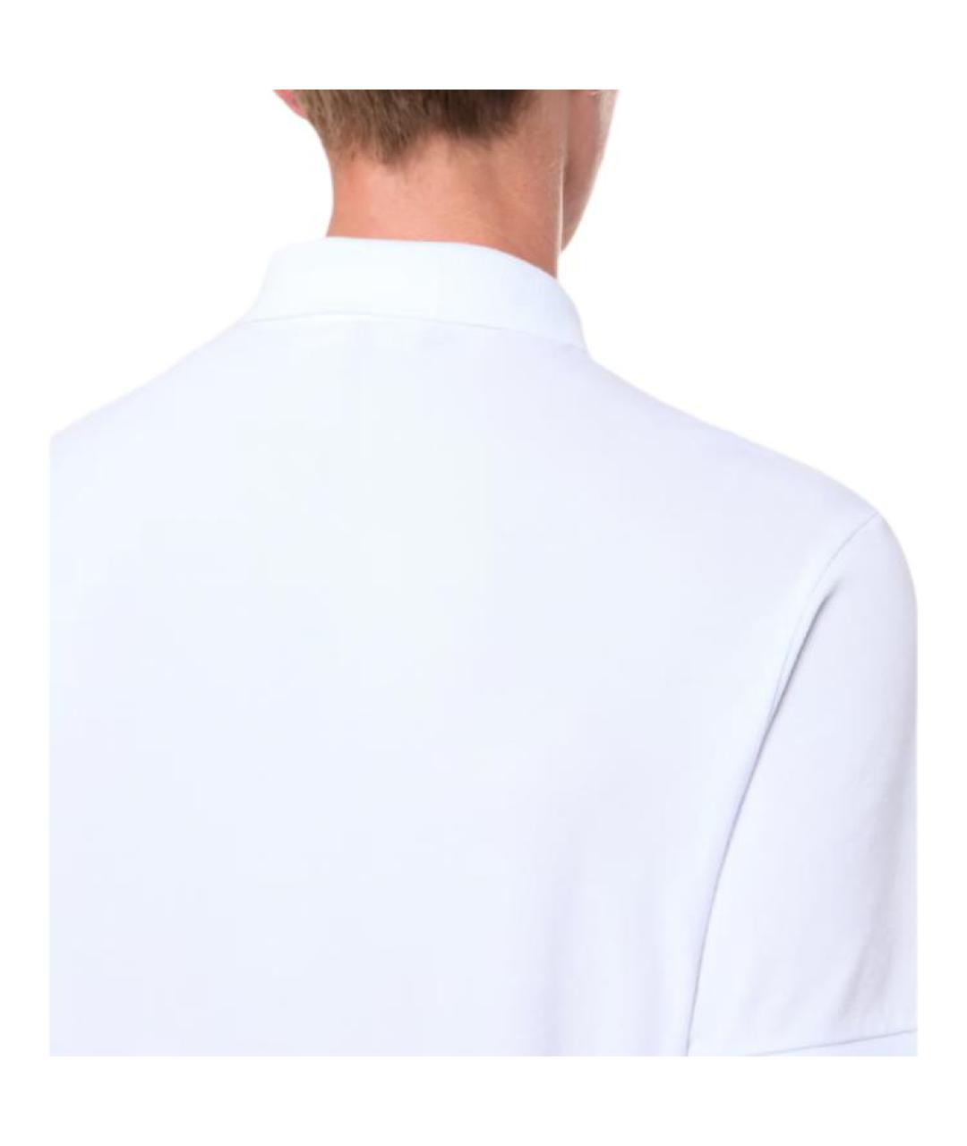 STONE ISLAND Белое поло с коротким рукавом, фото 5