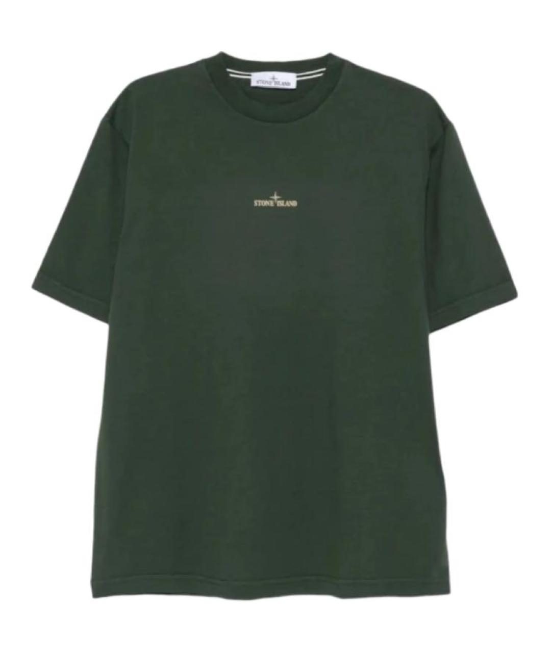 STONE ISLAND Зеленая футболка, фото 1