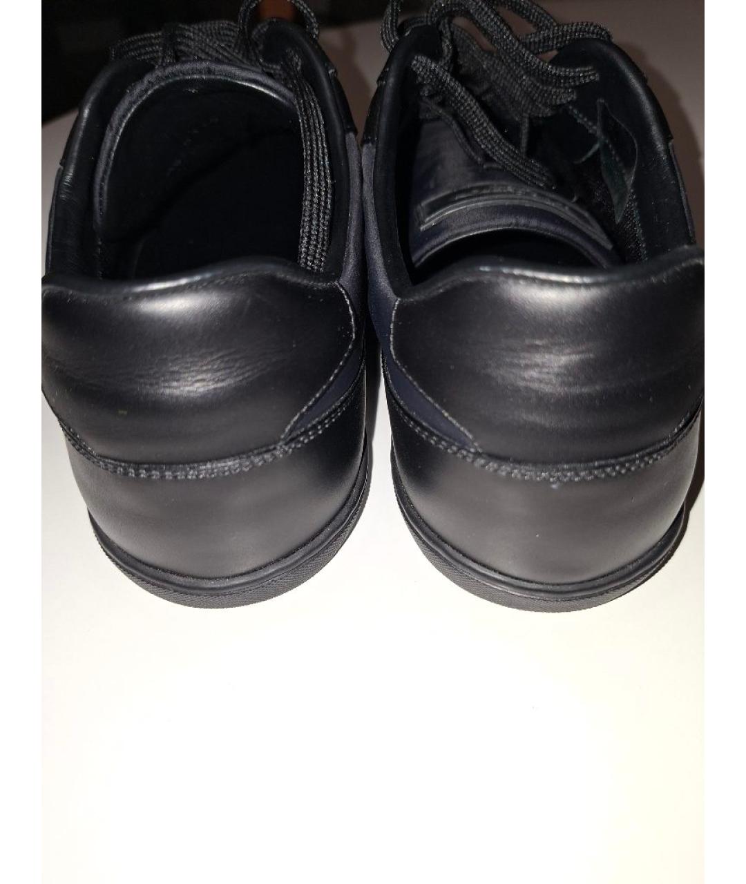 LOUIS VUITTON Темно-синие низкие кроссовки / кеды, фото 4