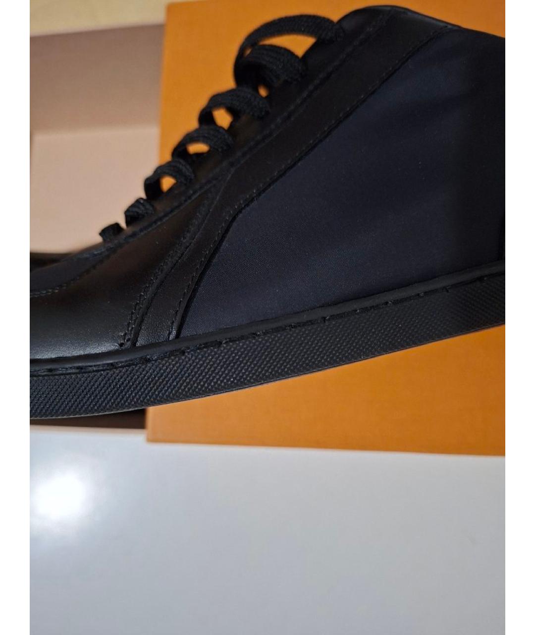 LOUIS VUITTON Темно-синие низкие кроссовки / кеды, фото 7