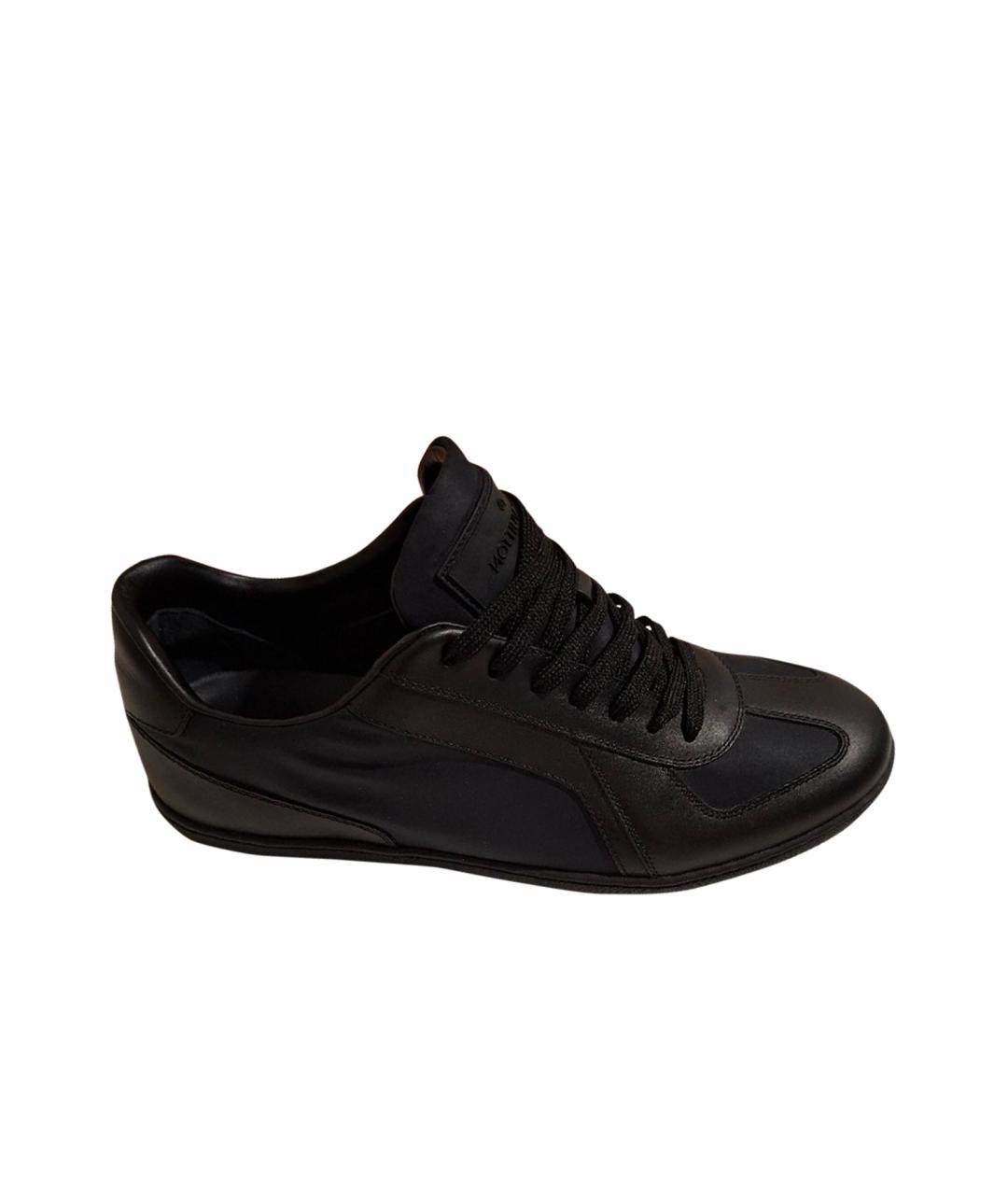 LOUIS VUITTON Темно-синие низкие кроссовки / кеды, фото 1