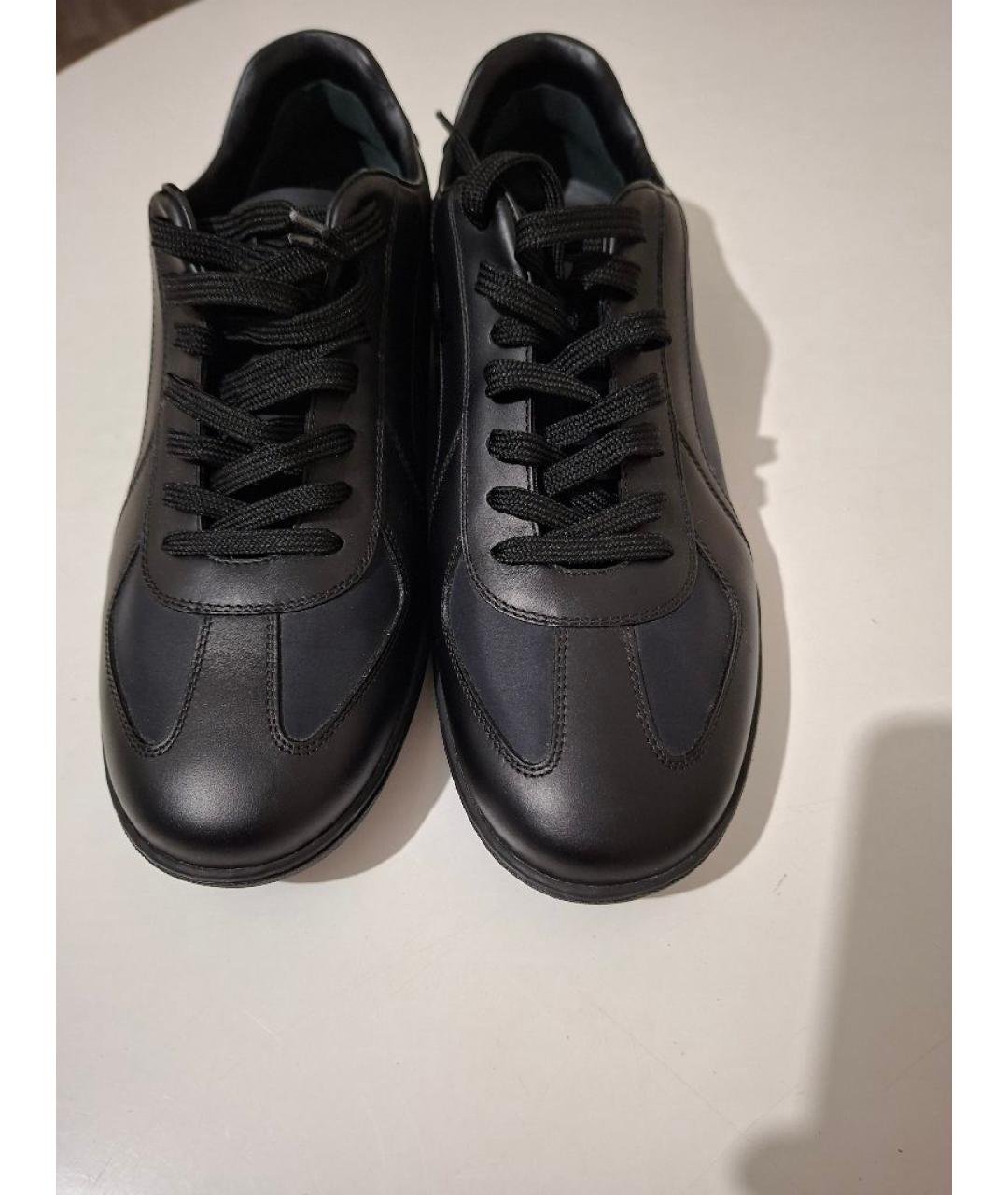 LOUIS VUITTON Темно-синие низкие кроссовки / кеды, фото 2