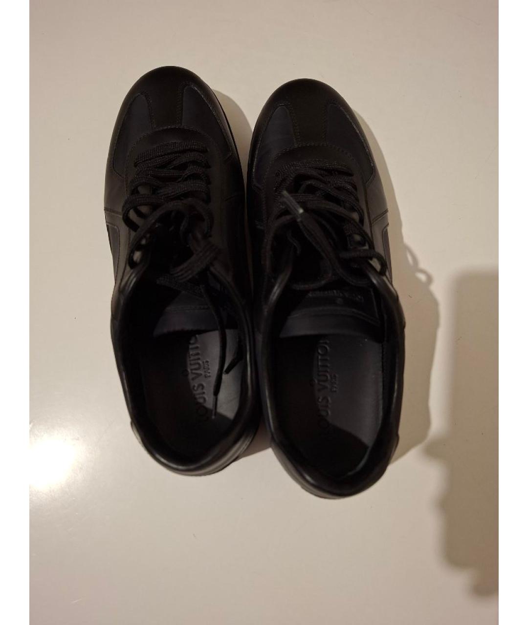 LOUIS VUITTON Темно-синие низкие кроссовки / кеды, фото 3