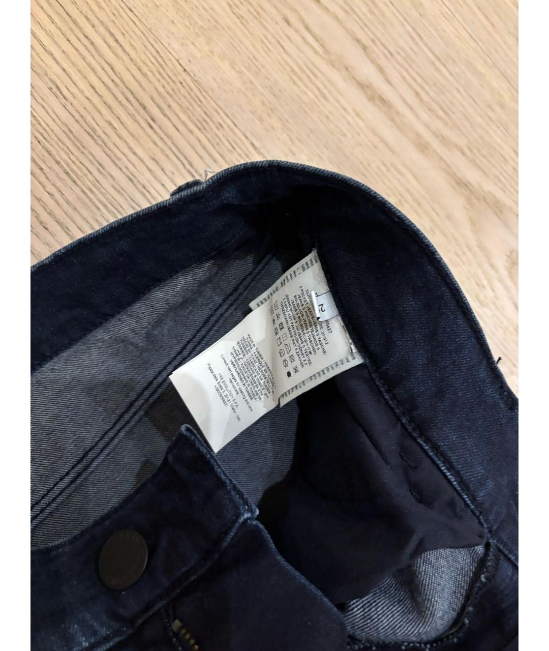 TRUSSARDI Темно-синие джинсы скинни, фото 3