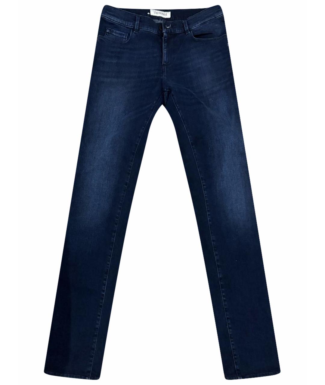 TRUSSARDI Темно-синие джинсы скинни, фото 1