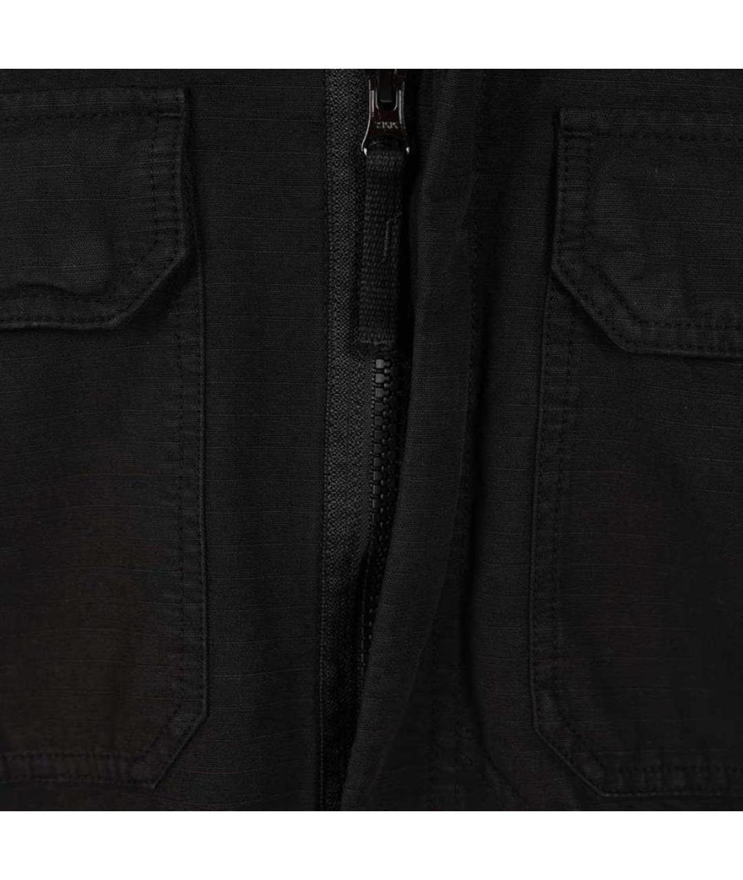 STONE ISLAND Черная хлопковая классическая рубашка, фото 5