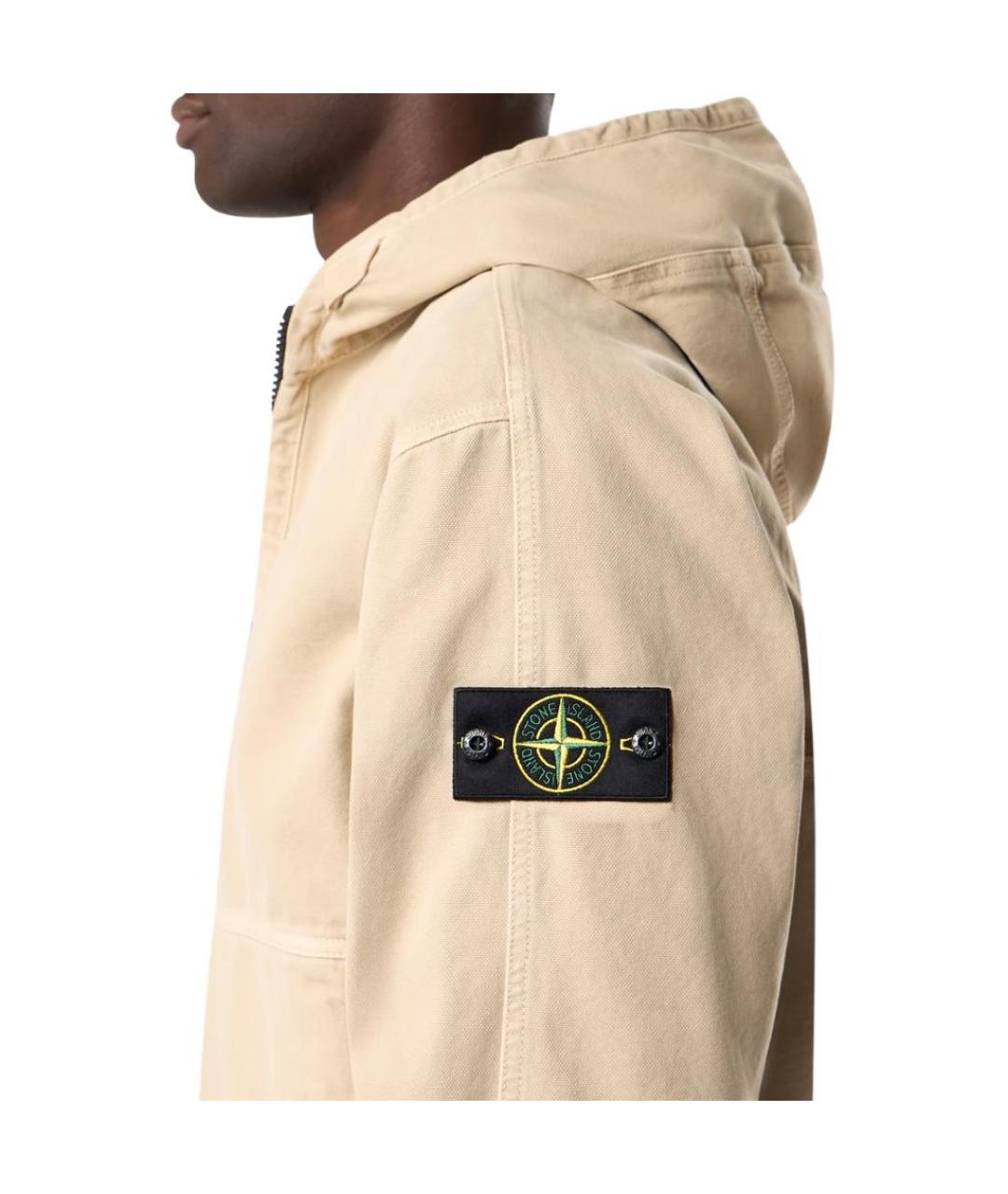 STONE ISLAND Бежевая куртка, фото 5