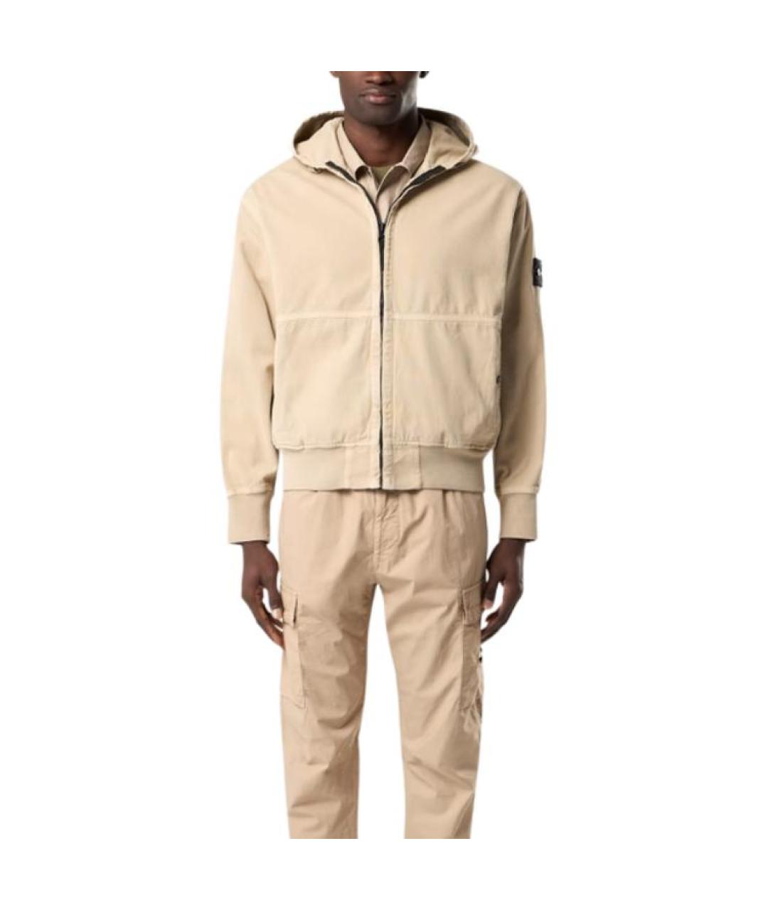 STONE ISLAND Бежевая куртка, фото 3