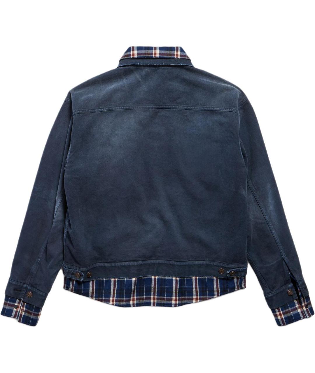 BALENCIAGA Синяя деним куртка, фото 2