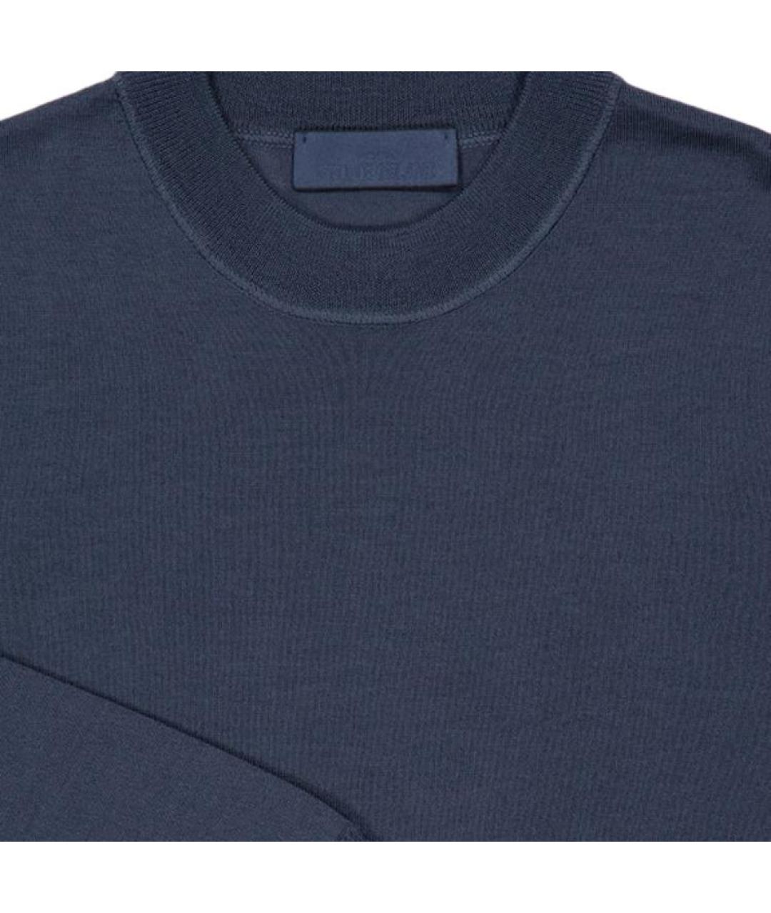 STONE ISLAND Синий джемпер / свитер, фото 3