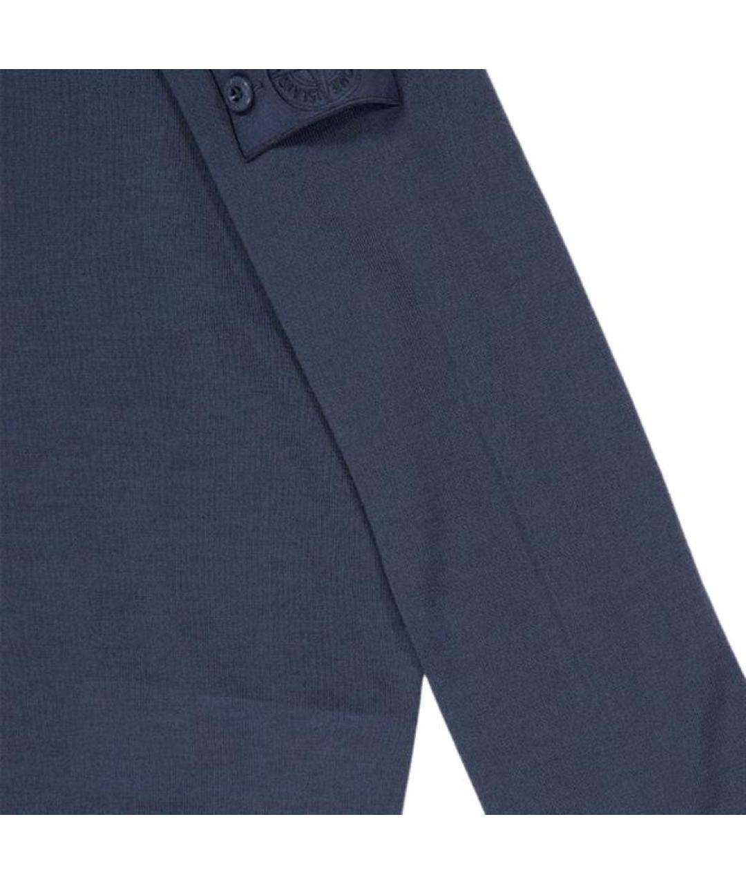 STONE ISLAND Синий джемпер / свитер, фото 5