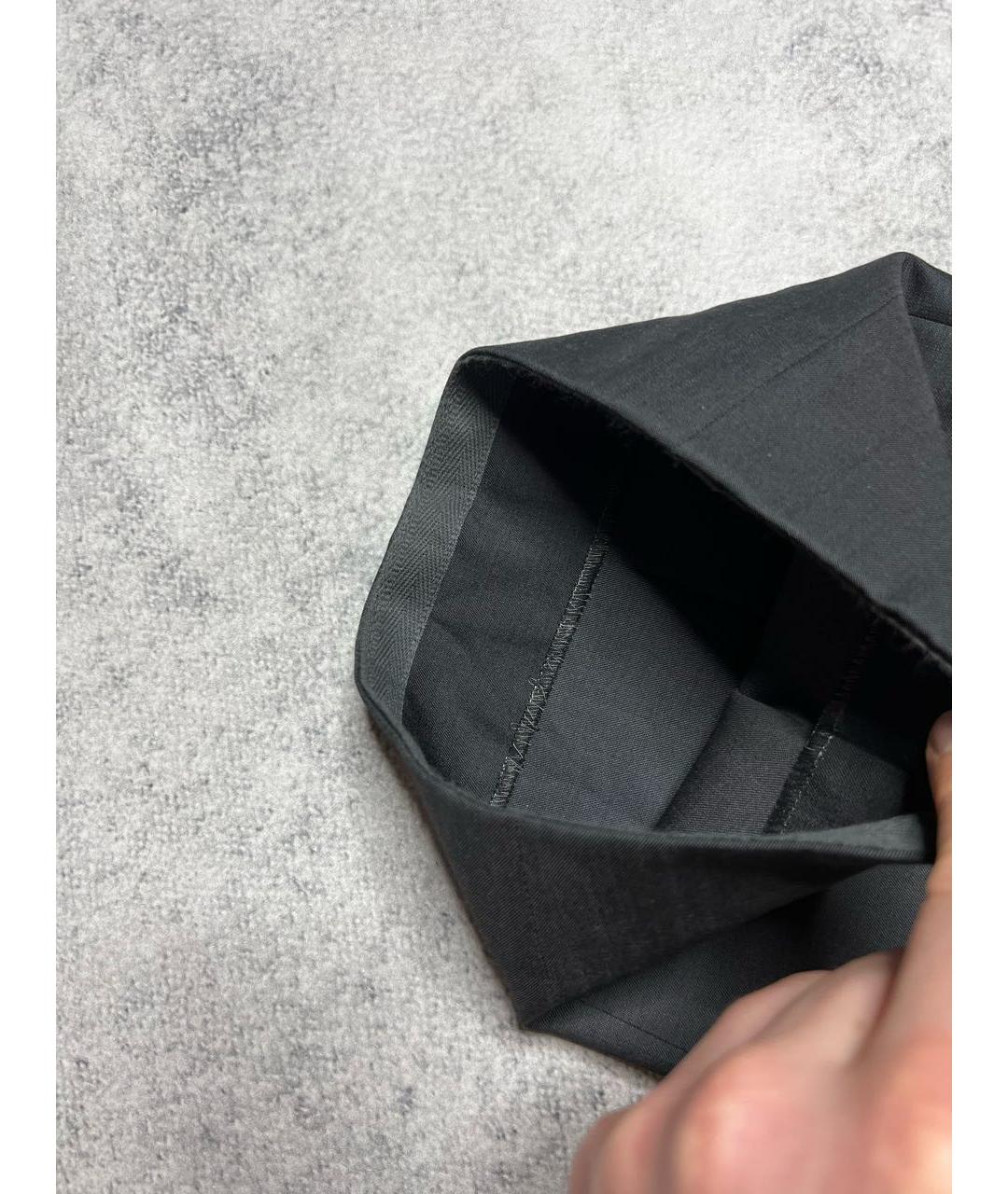 BRIONI Черные шерстяные классические брюки, фото 3