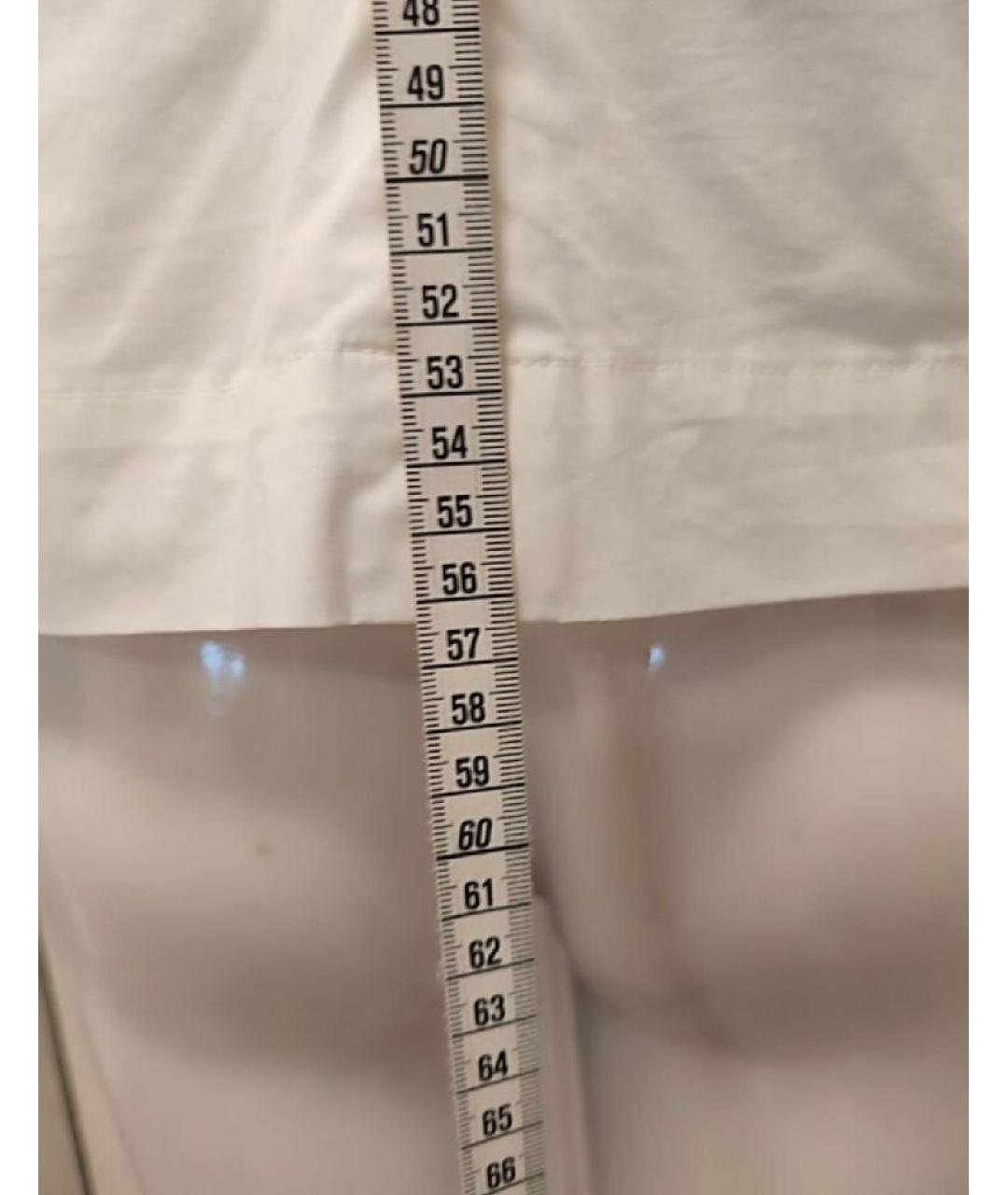 PESERICO Белый хлопко-эластановый жакет/пиджак, фото 6