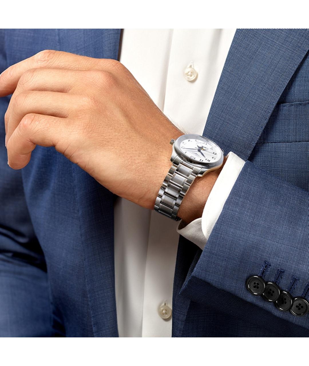 LONGINES Серебряные часы, фото 5