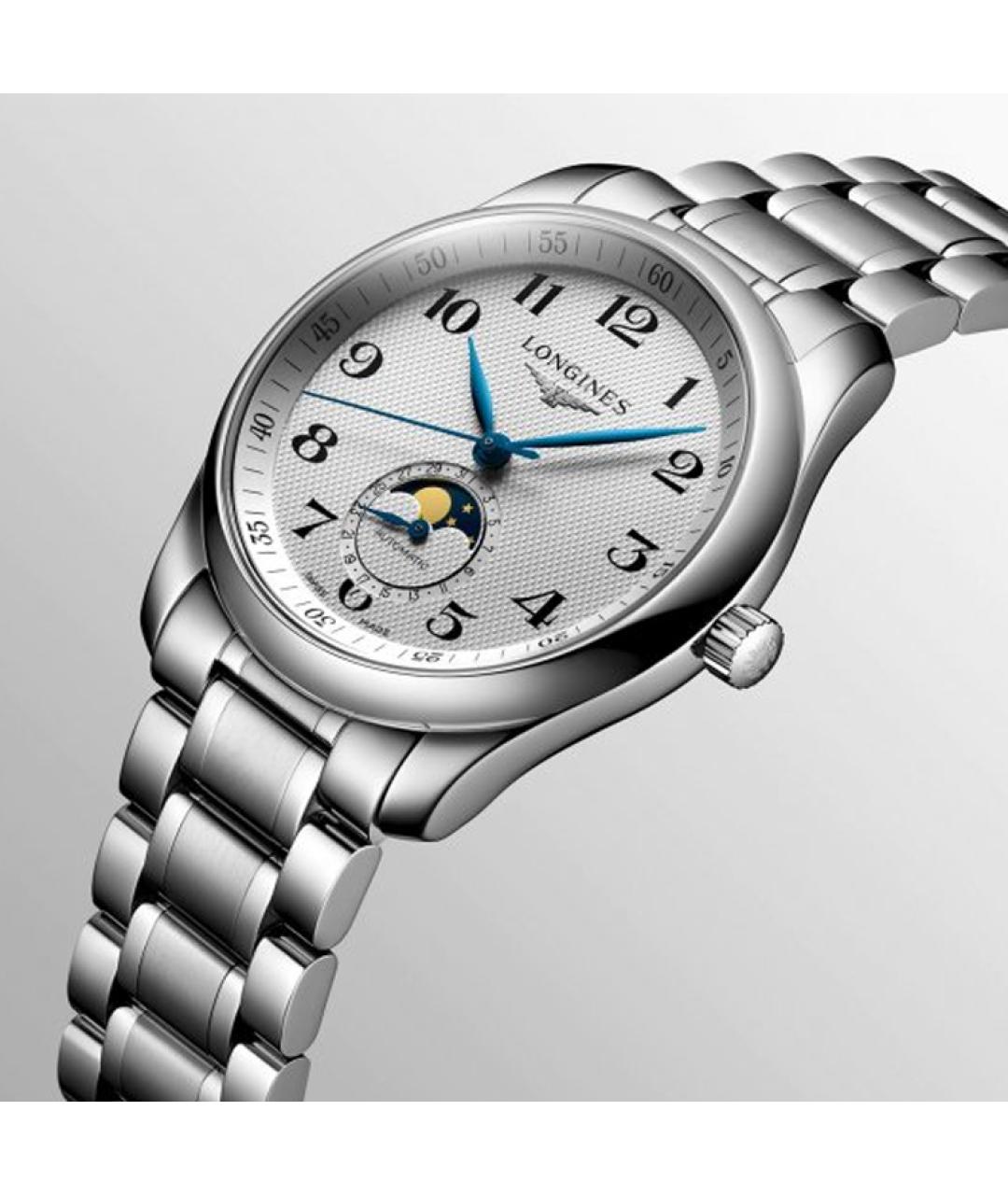 LONGINES Серебряные часы, фото 4