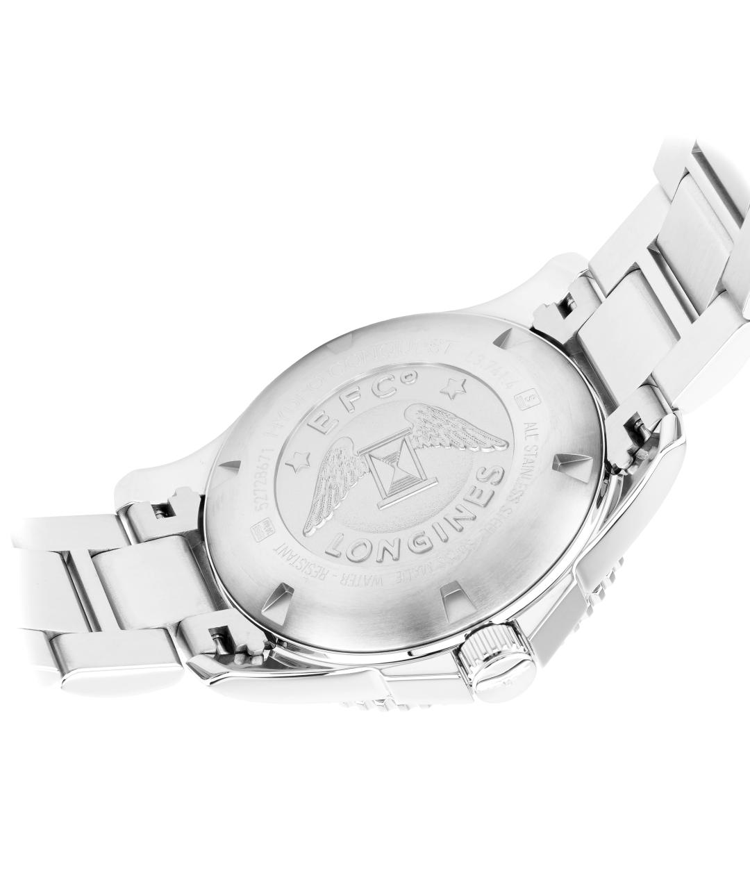 LONGINES Серебряные стальные часы, фото 5