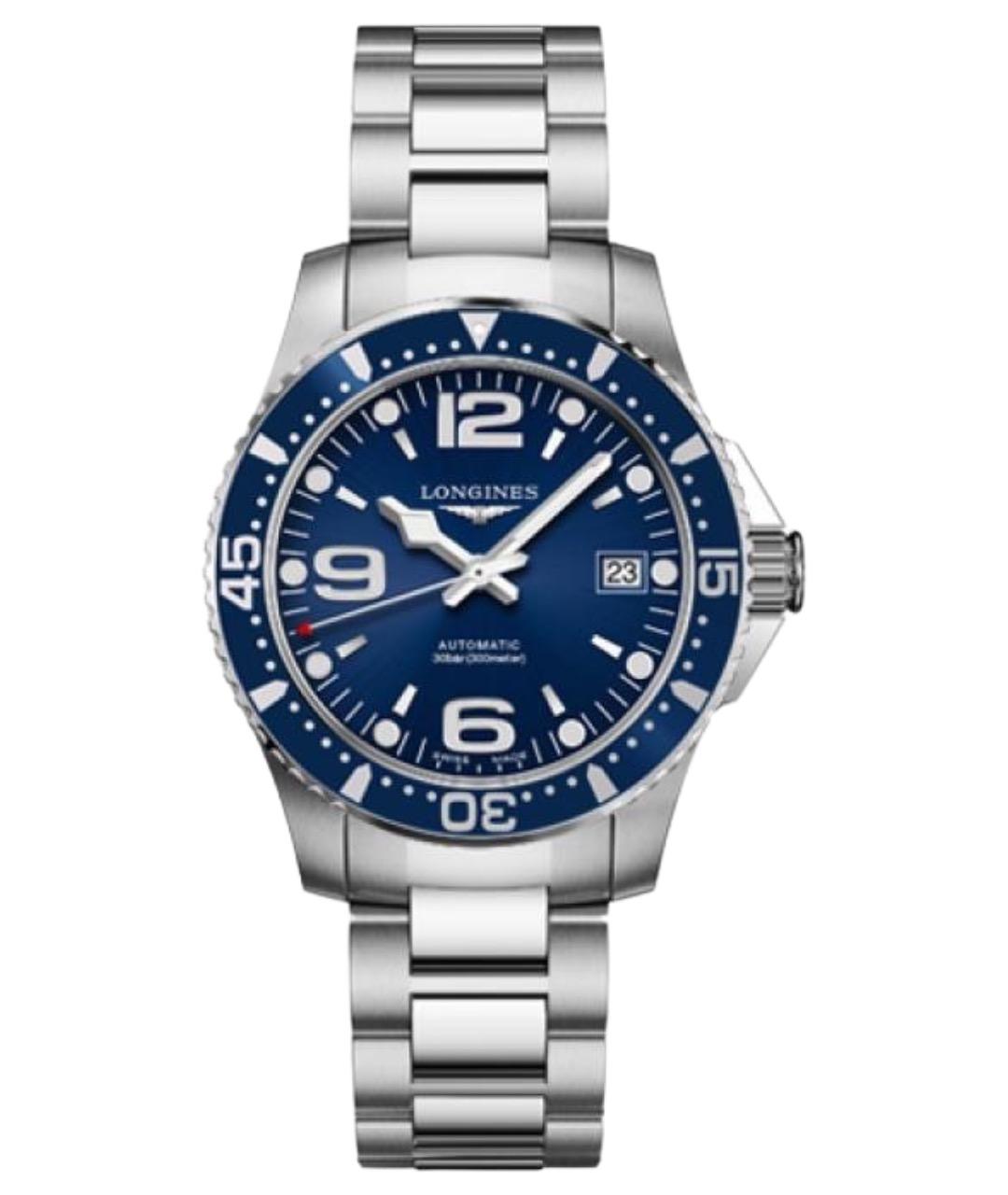 LONGINES Серебряные стальные часы, фото 1