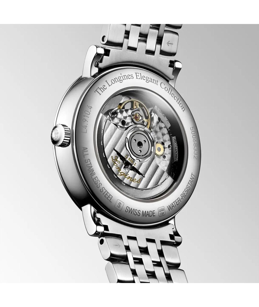 LONGINES Серебряные стальные часы, фото 5