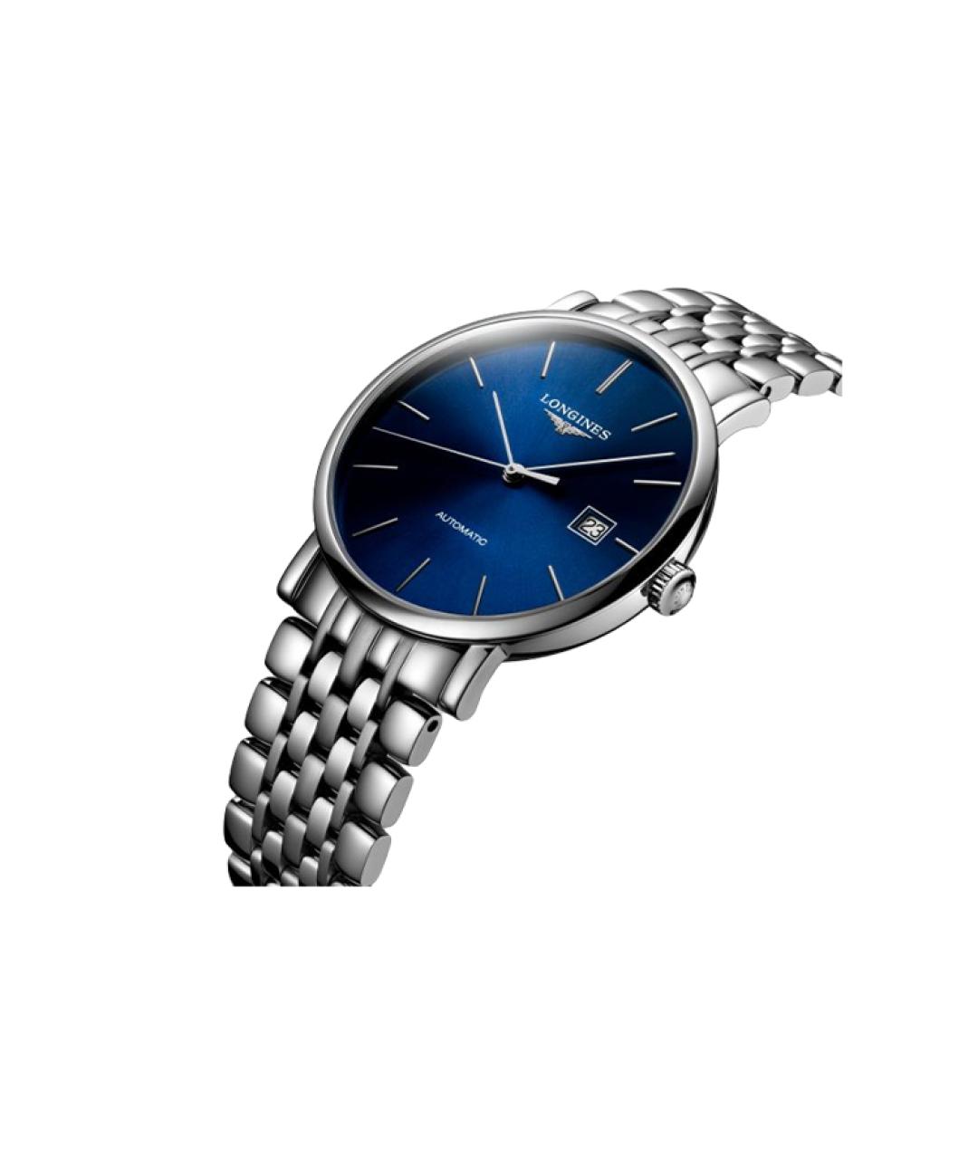 LONGINES Серебряные стальные часы, фото 3