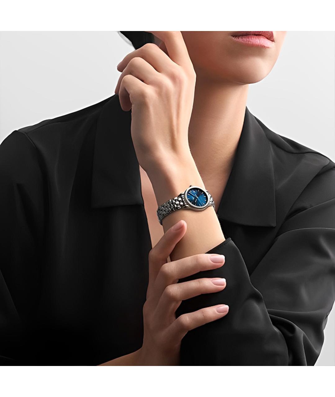 LONGINES Серебряные стальные часы, фото 4