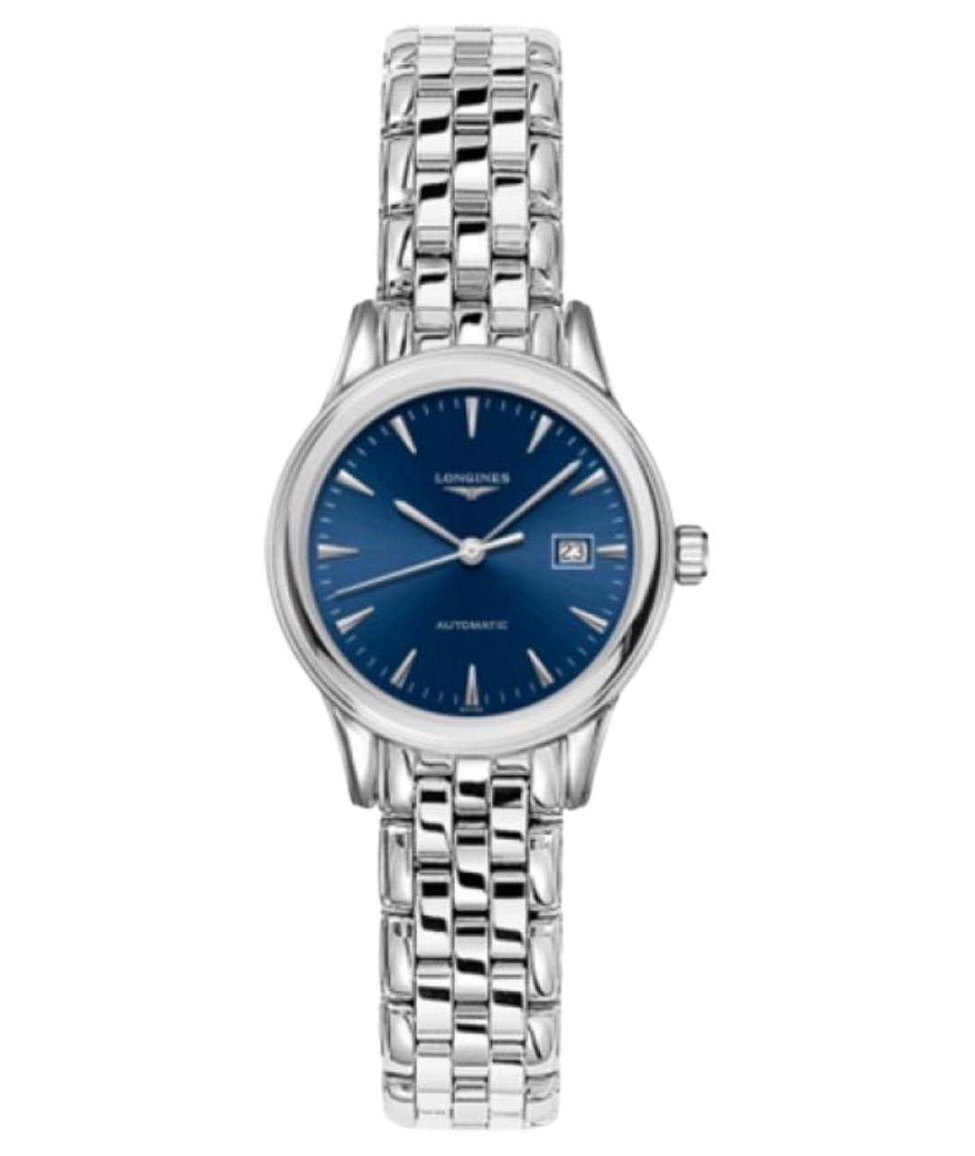 LONGINES Серебряные стальные часы, фото 1