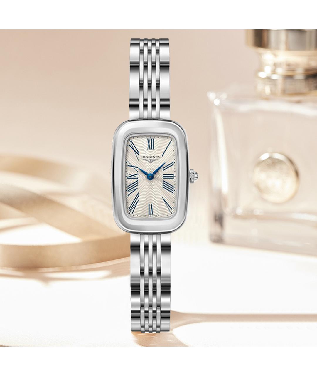 LONGINES Серебряные стальные часы, фото 4