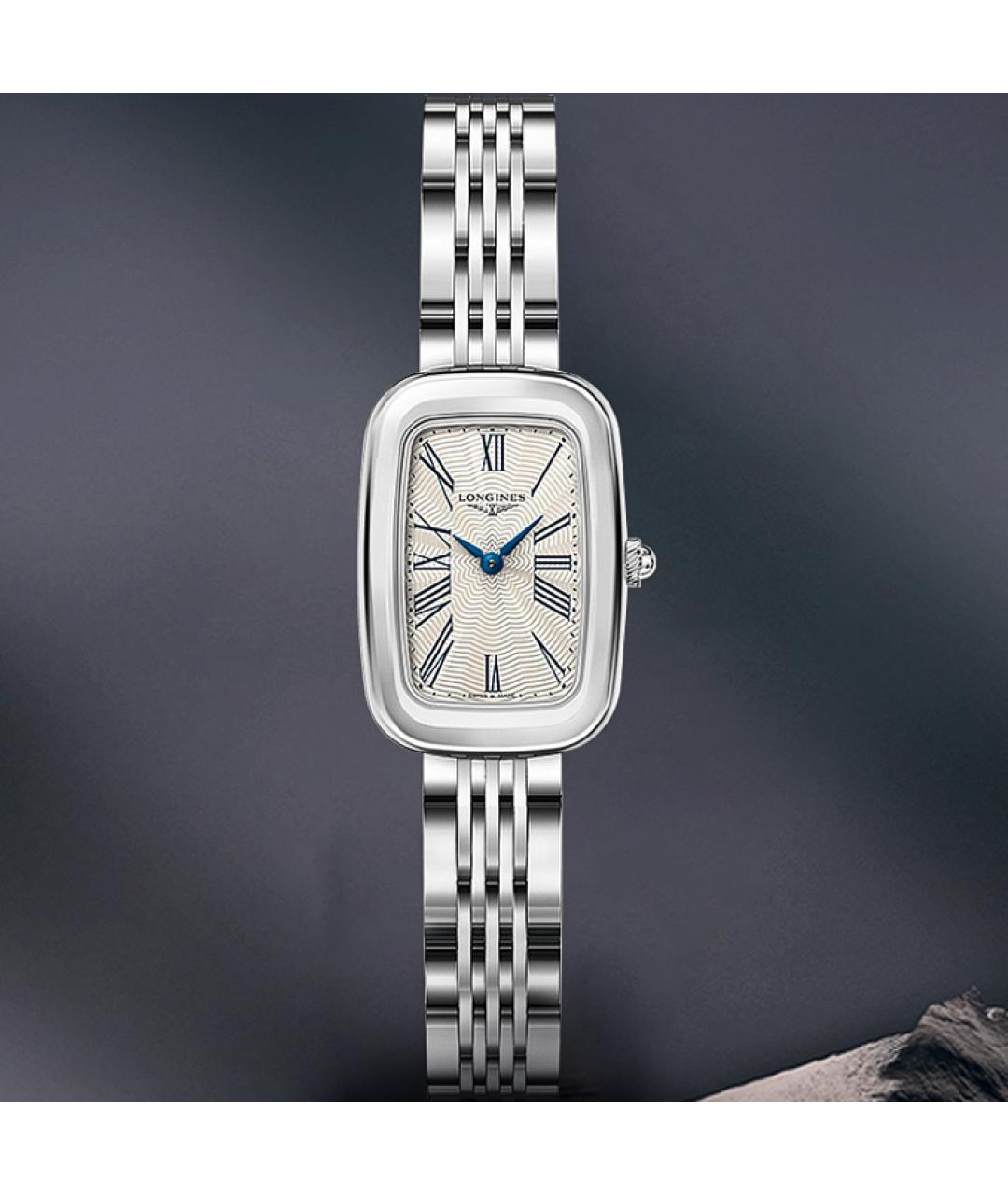 LONGINES Серебряные стальные часы, фото 3