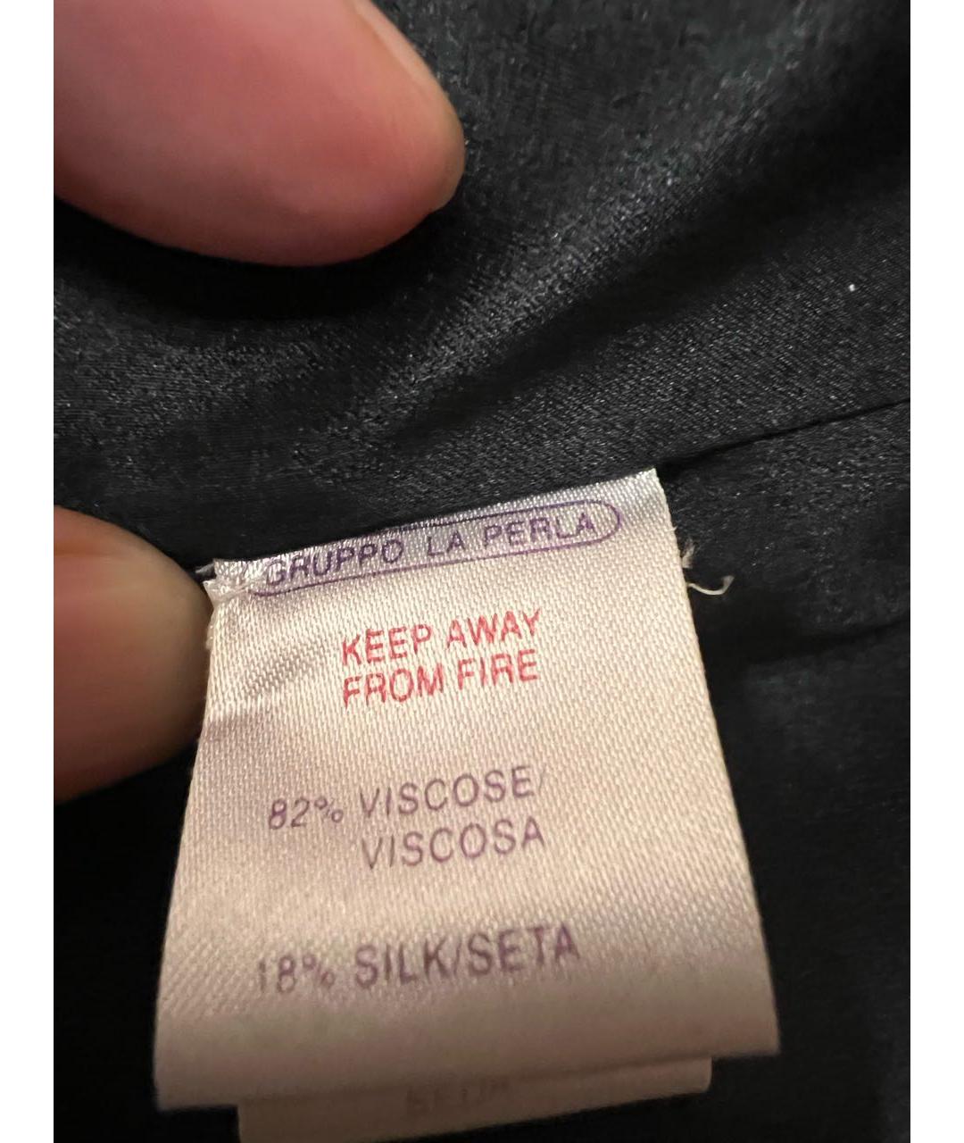 LA PERLA Черный халаты, фото 6