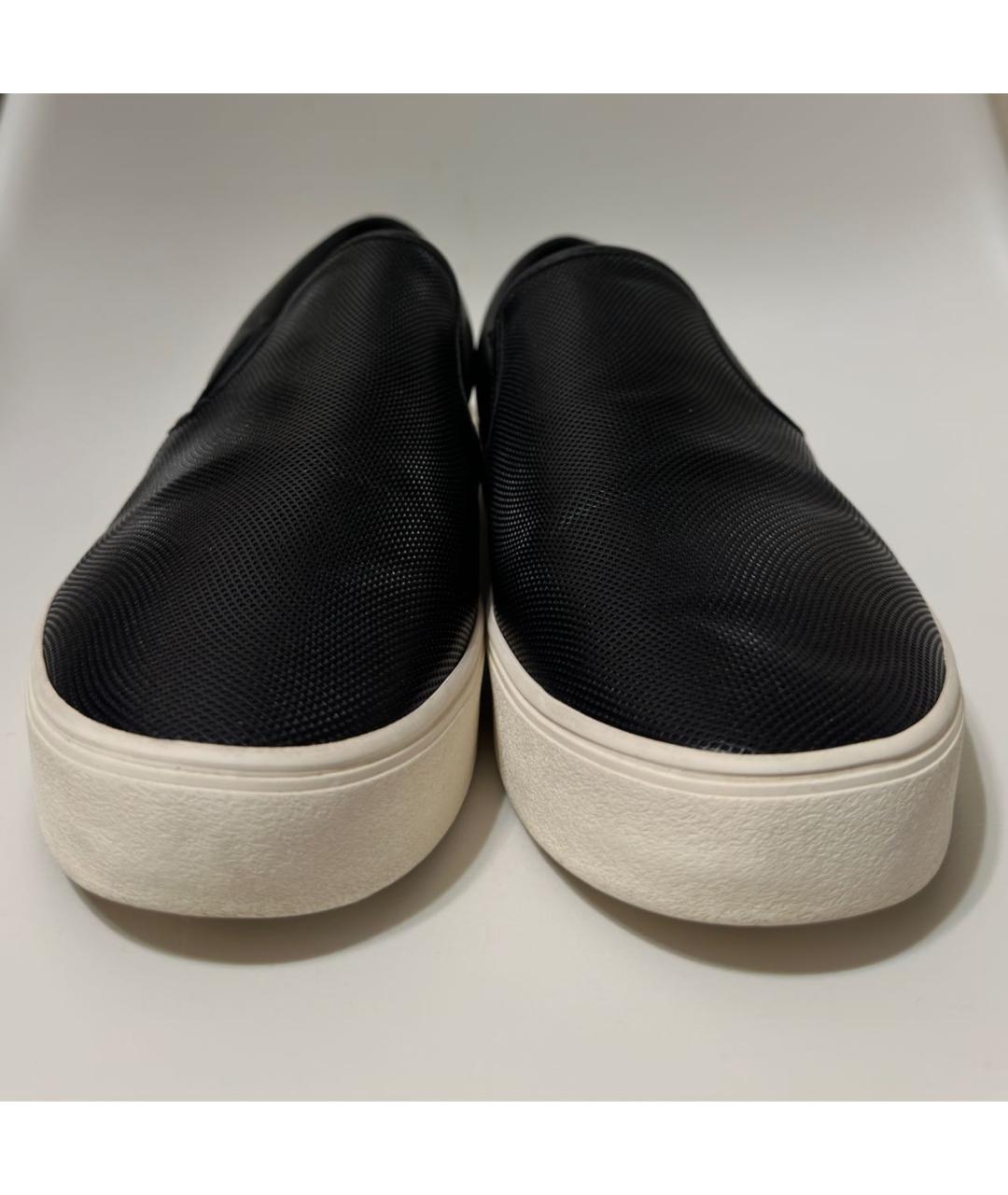 CALVIN KLEIN Черные кожаные слипоны, фото 2