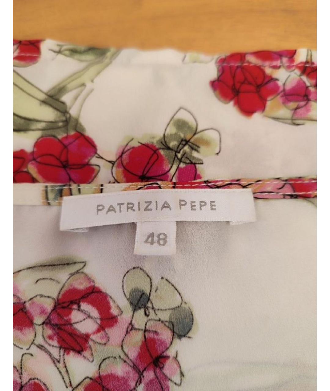 PATRIZIA PEPE Мульти полиэстеровая блузы, фото 3