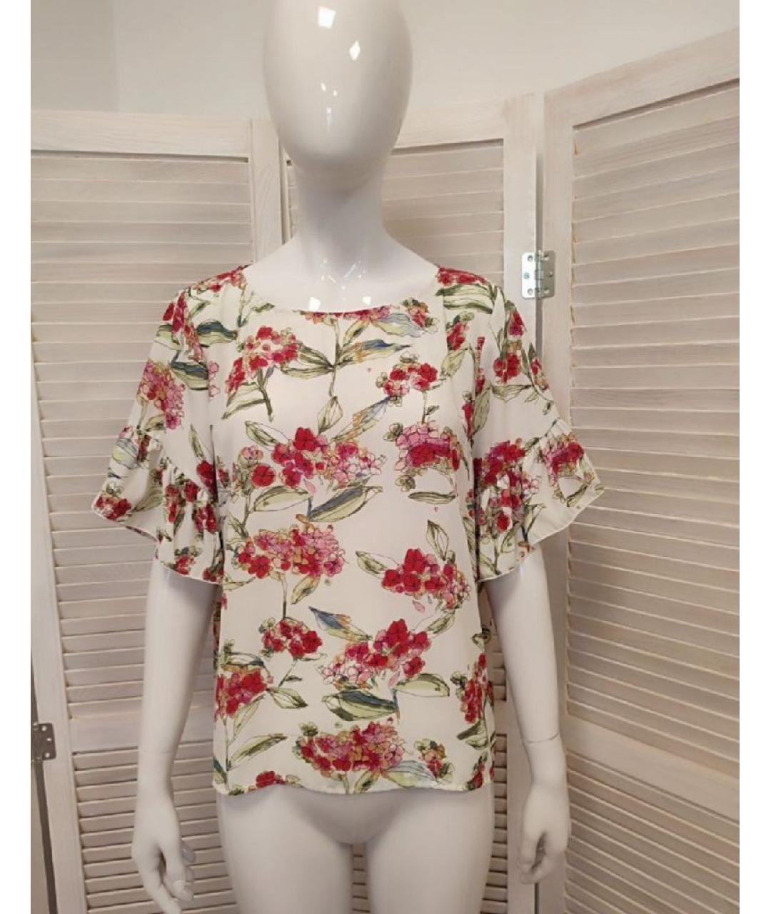 PATRIZIA PEPE Мульти полиэстеровая блузы, фото 10