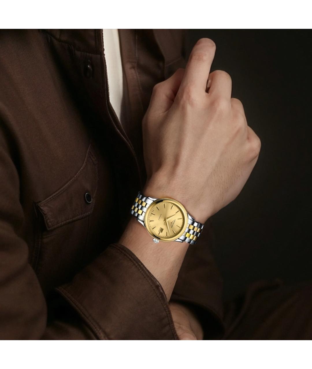 LONGINES Золотые часы, фото 3