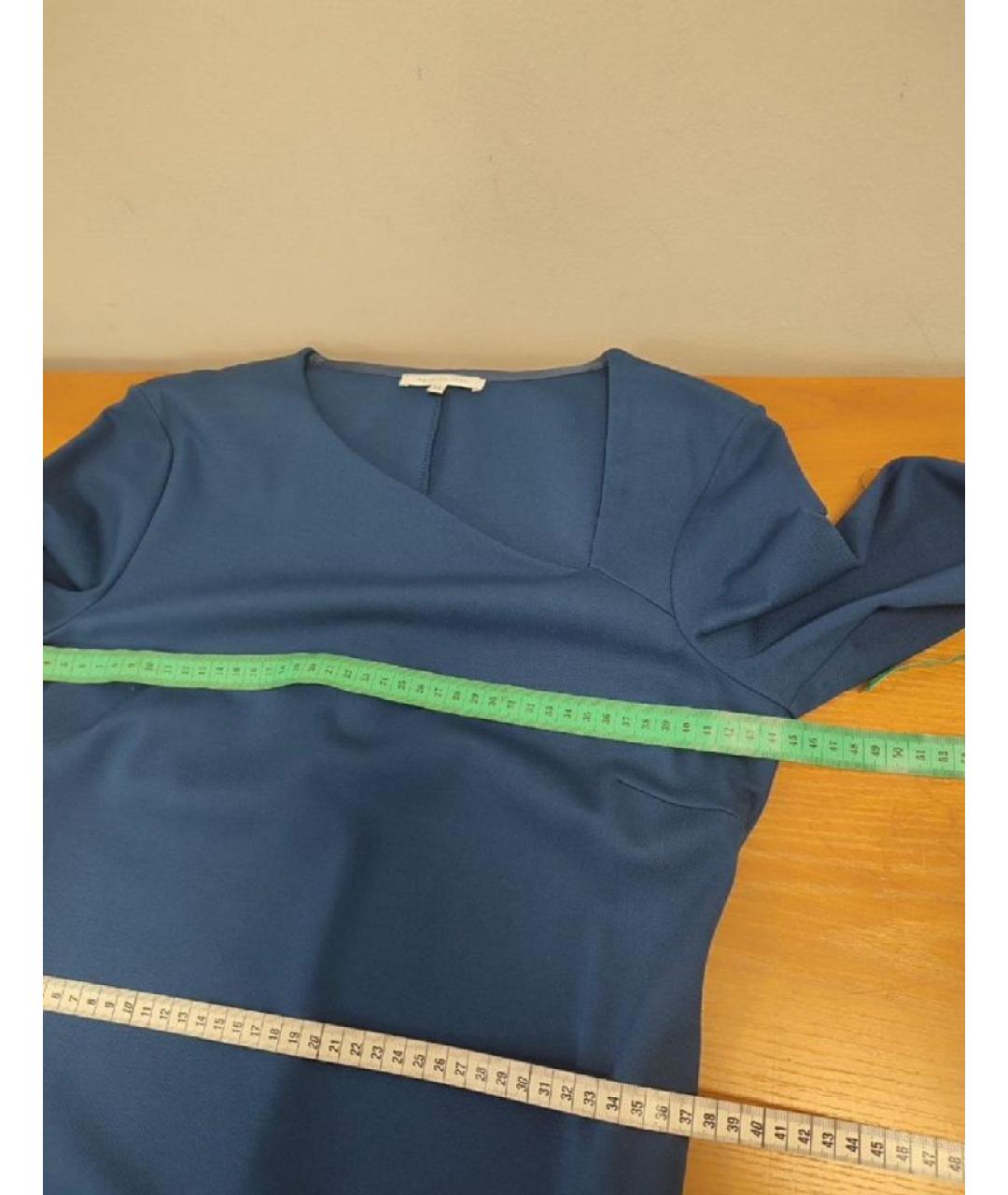 PATRIZIA PEPE Синее вискозное повседневное платье, фото 6