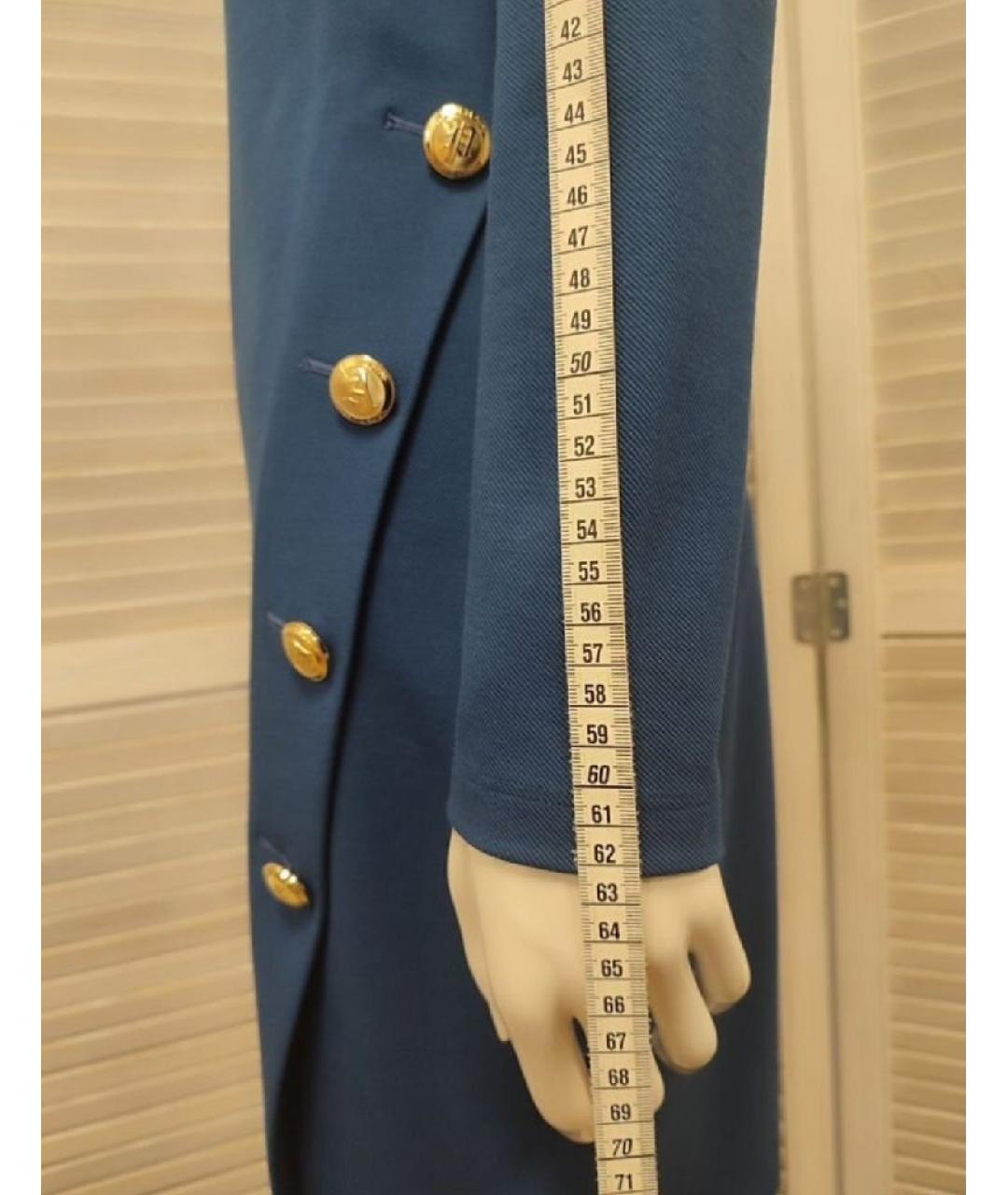 PATRIZIA PEPE Синее вискозное повседневное платье, фото 8