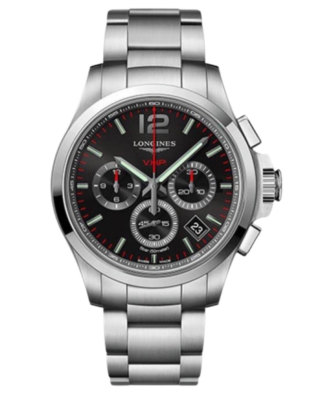 LONGINES Серебряные стальные часы, фото 1