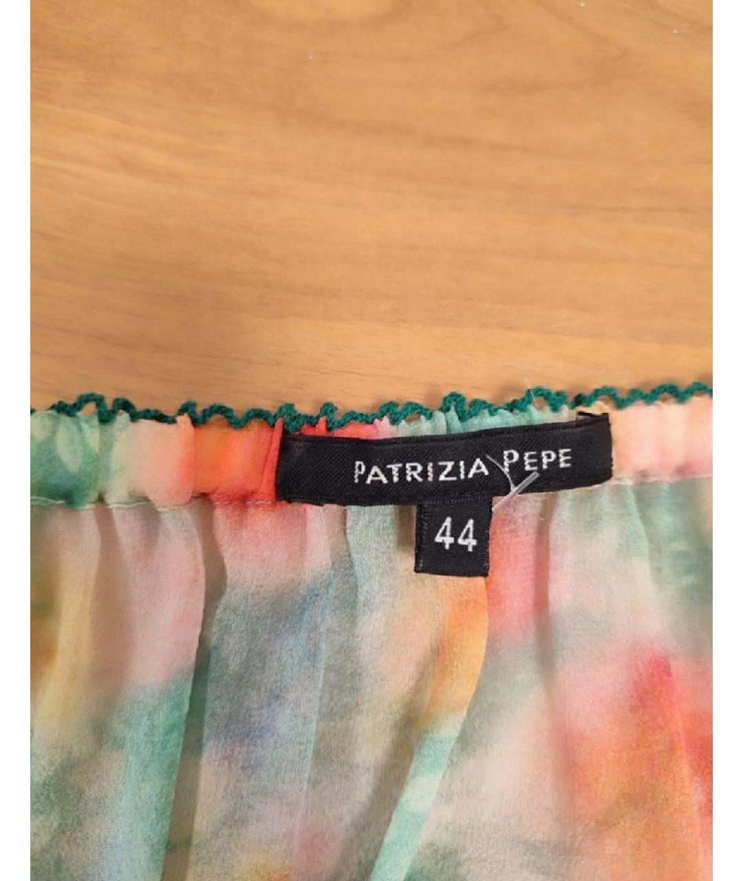 PATRIZIA PEPE Мульти шелковая блузы, фото 3