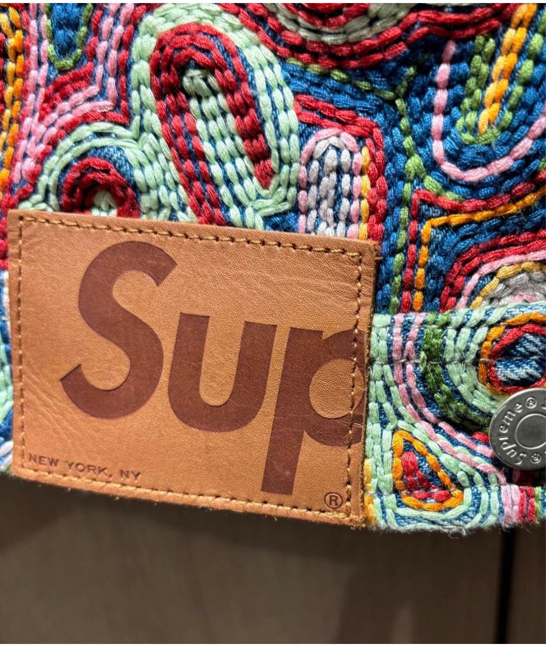 SUPREME Мульти деним куртка, фото 3